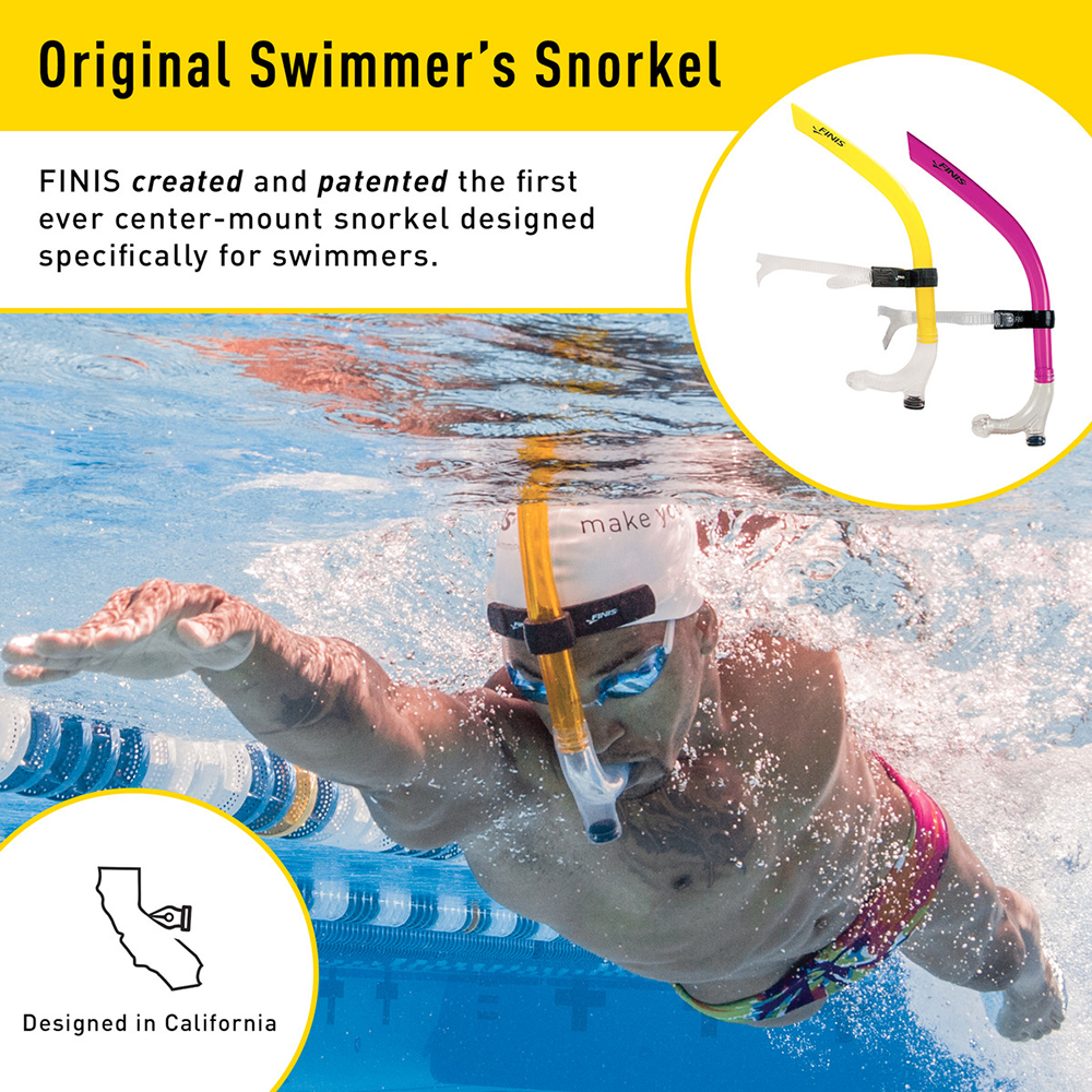 FINIS SWIMMER'S SNORKEL - Aquashopvn center-mount snorkel